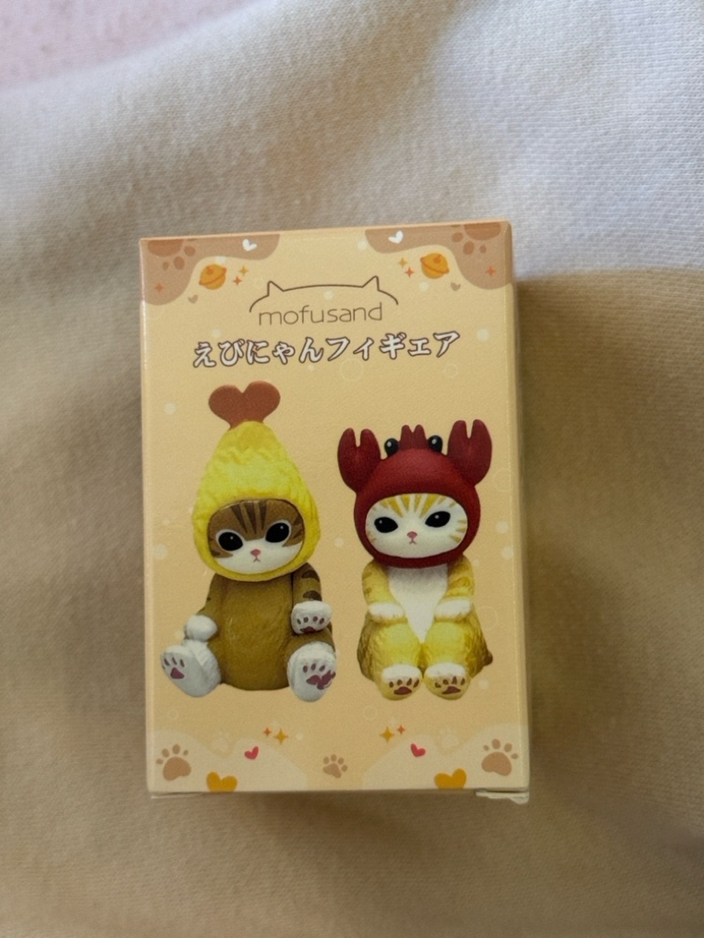 NIB/NWT Mofusand Mini Cat Shrimp Figurine 1.25”